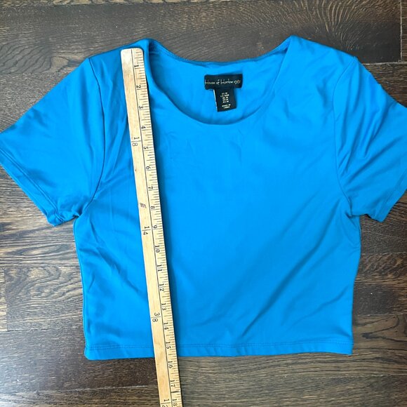 House of Harlow 1960 Blue Crop Top - Picture 6 of 8